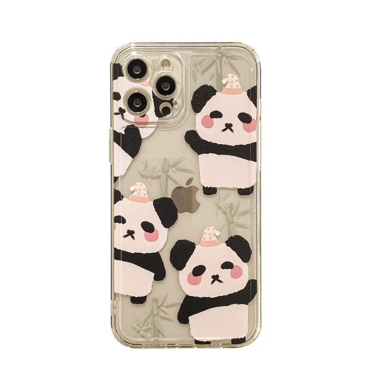 Case Panda Transparent Phone