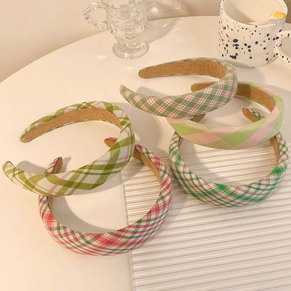 Fabric Argyle Headband