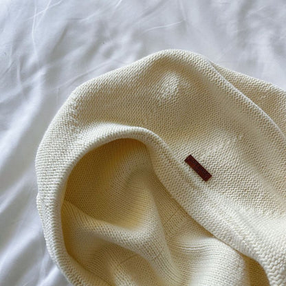 Linen Hat Beret Cotton Plain