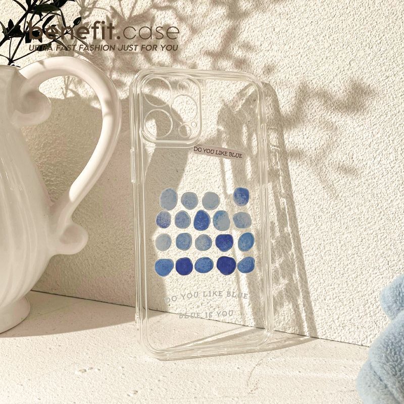 Dotted Transparent Case Phone