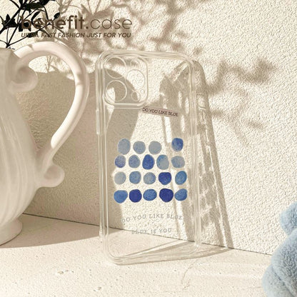 Dotted Transparent Case Phone