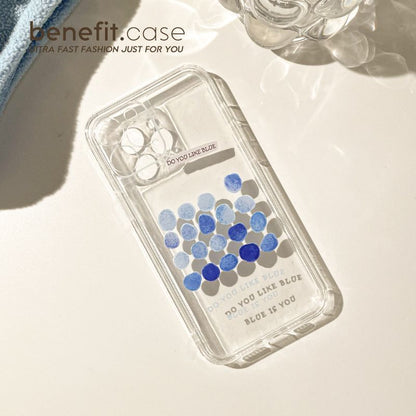 Dotted Transparent Case Phone