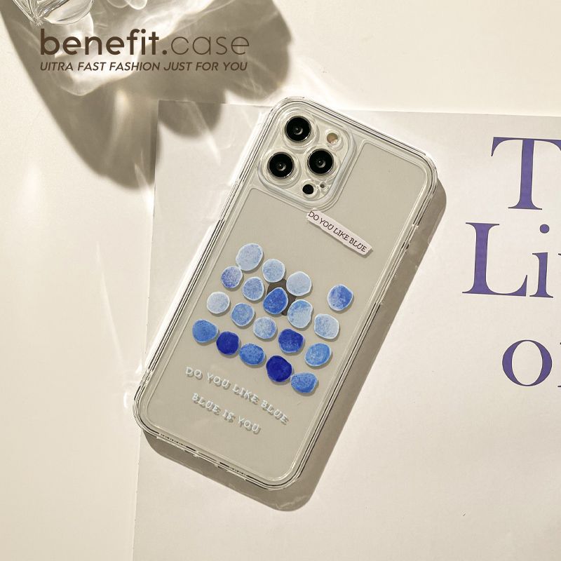 Dotted Transparent Case Phone