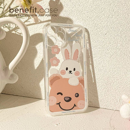Animal Transparent Case Phone