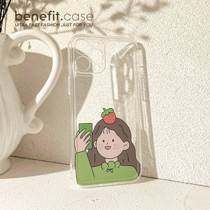 Transparent Phone Case Cartoon