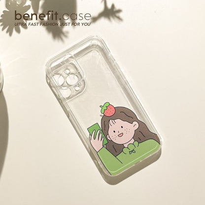 Transparent Phone Case Cartoon