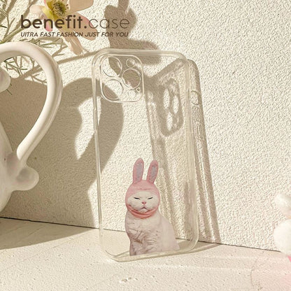 Case Phone Cat Transparent