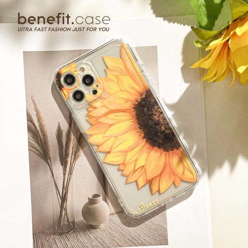 Sunflower Phone Case Transparent
