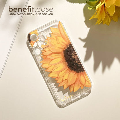 Sunflower Phone Case Transparent