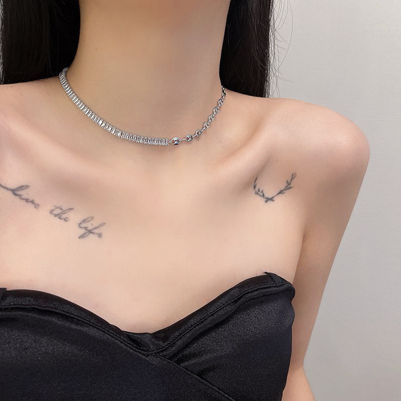 Choker Rhinestone Alloy