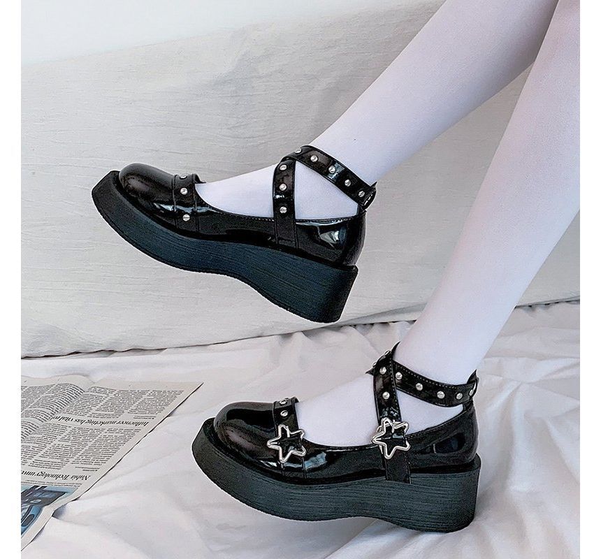 Mary Jane Platform Shoes
