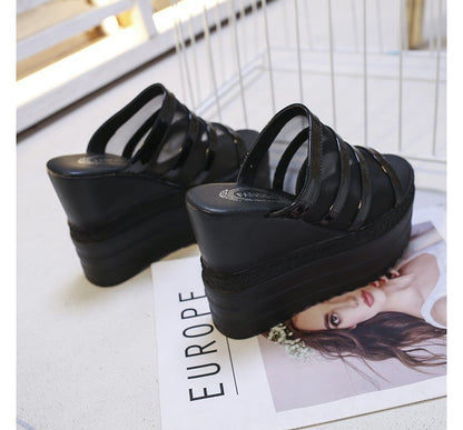 Slide Sandals Wedge Platform