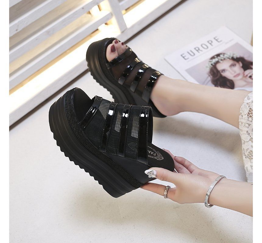 Slide Sandals Wedge Platform