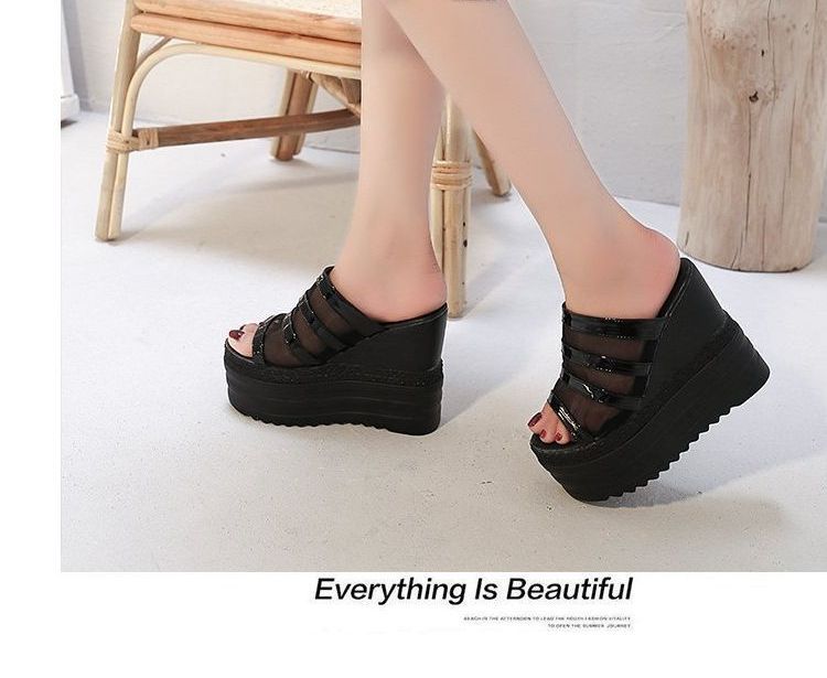 Slide Sandals Wedge Platform