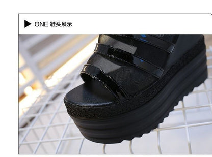 Slide Sandals Wedge Platform