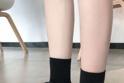 Platform Lace-Up Patent Shoes