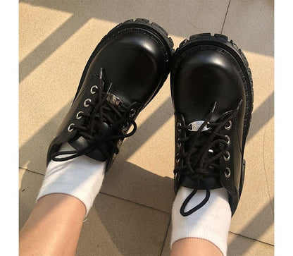 Shoes Platform Lace-Up