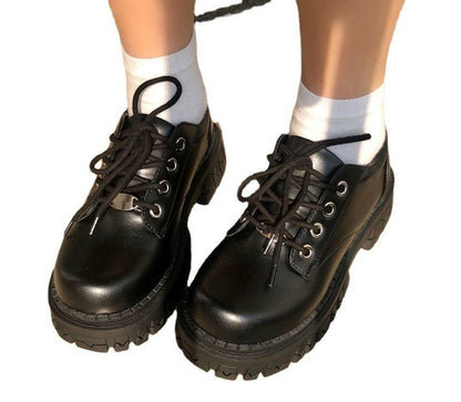 Shoes Platform Lace-Up