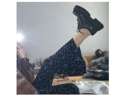 Shoes Platform Lace-Up