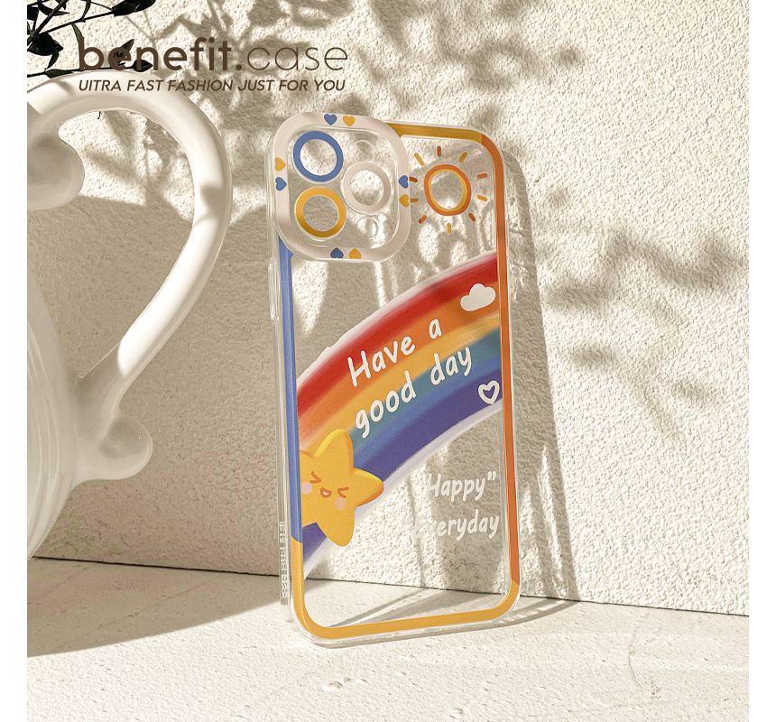 Rainbow Phone Case Transparent