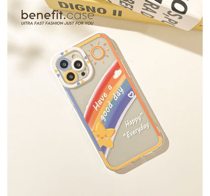 Rainbow Phone Case Transparent