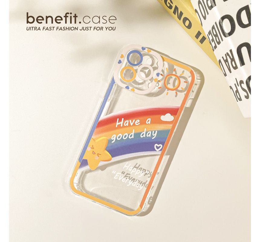 Rainbow Phone Case Transparent