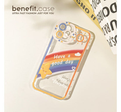 Rainbow Phone Case Transparent