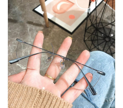 Light Glasses Rimless Filtering Blue