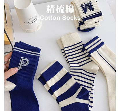 Set Of 3 Pairs: Print Socks