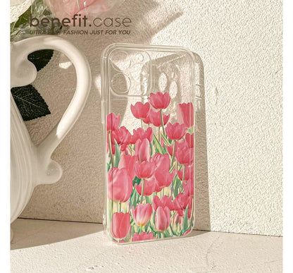 Phone Transparent Case Tulip