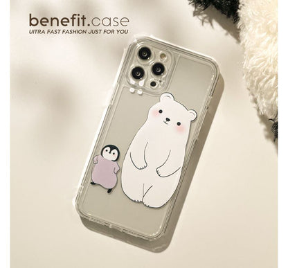 Animal Case Transparent Phone