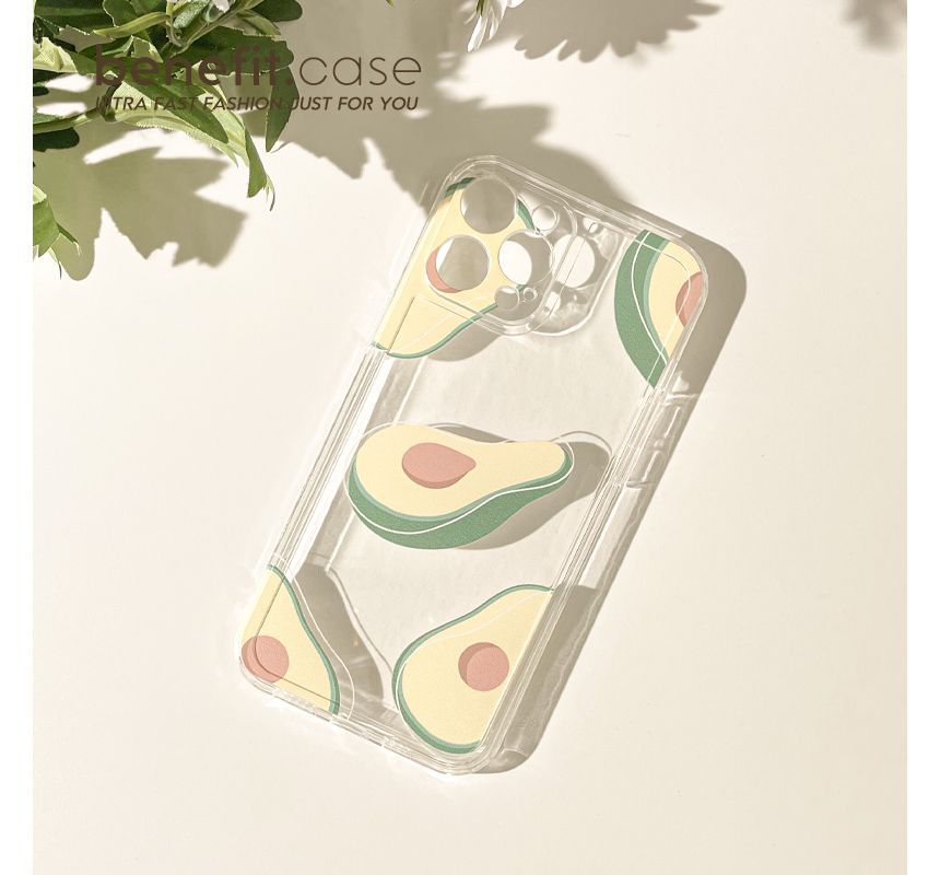 Avocado Phone Case Transparent