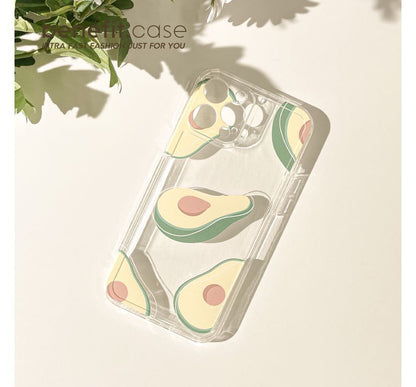 Avocado Phone Case Transparent
