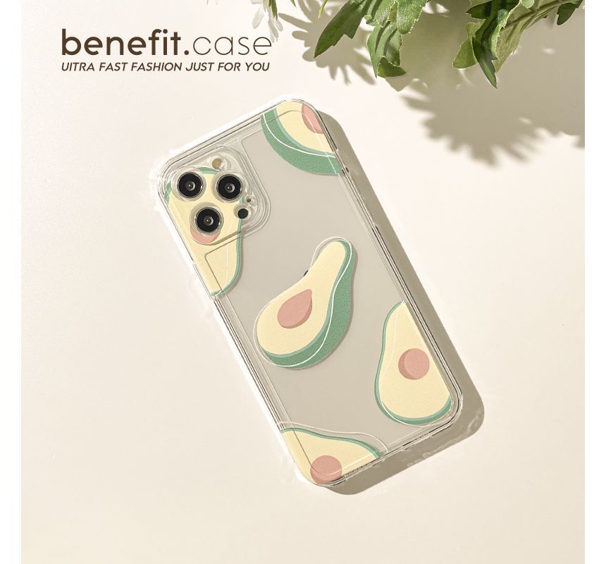 Avocado Phone Case Transparent