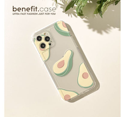Avocado Phone Case Transparent