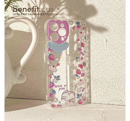 Rabbit Phone Transparent Case