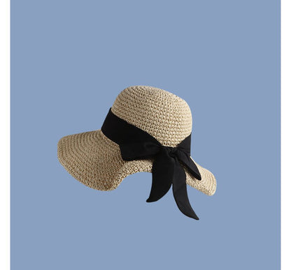 Bow Sun Hat Straw
