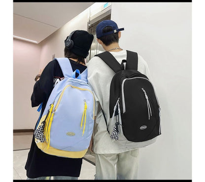 Logo Nylon Backpack Two-Tone