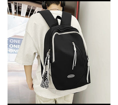 Logo Nylon Backpack Two-Tone
