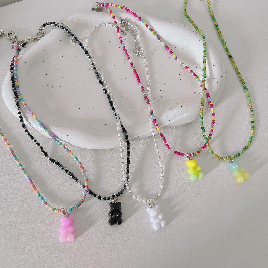 Bear Necklace Bead