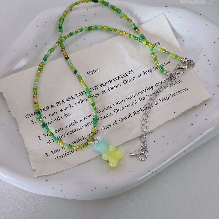Bear Necklace Bead