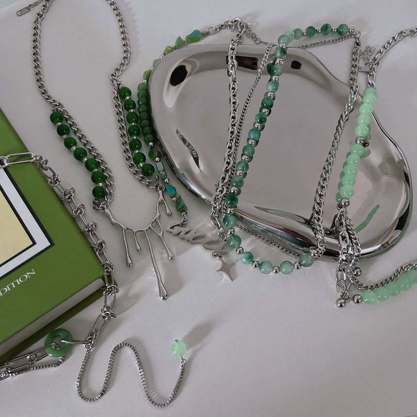 Chain Necklace Beaded