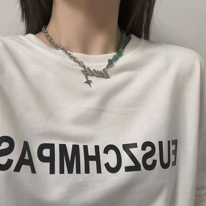 Chain Necklace Beaded