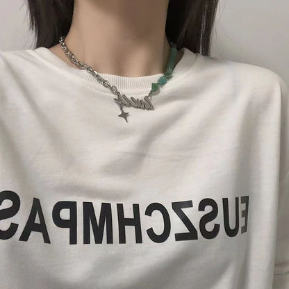 Chain Necklace Beaded