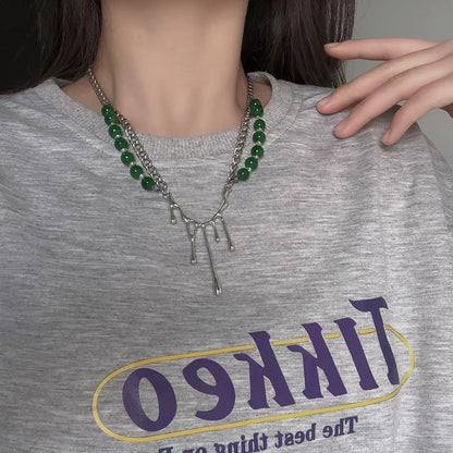 Chain Necklace Beaded