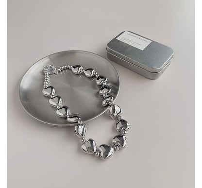 Heart Necklace Choker