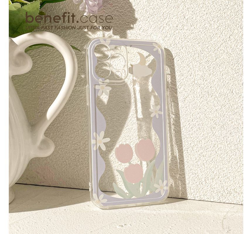 Phone Case Flower Transparent