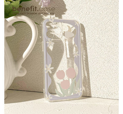 Phone Case Flower Transparent