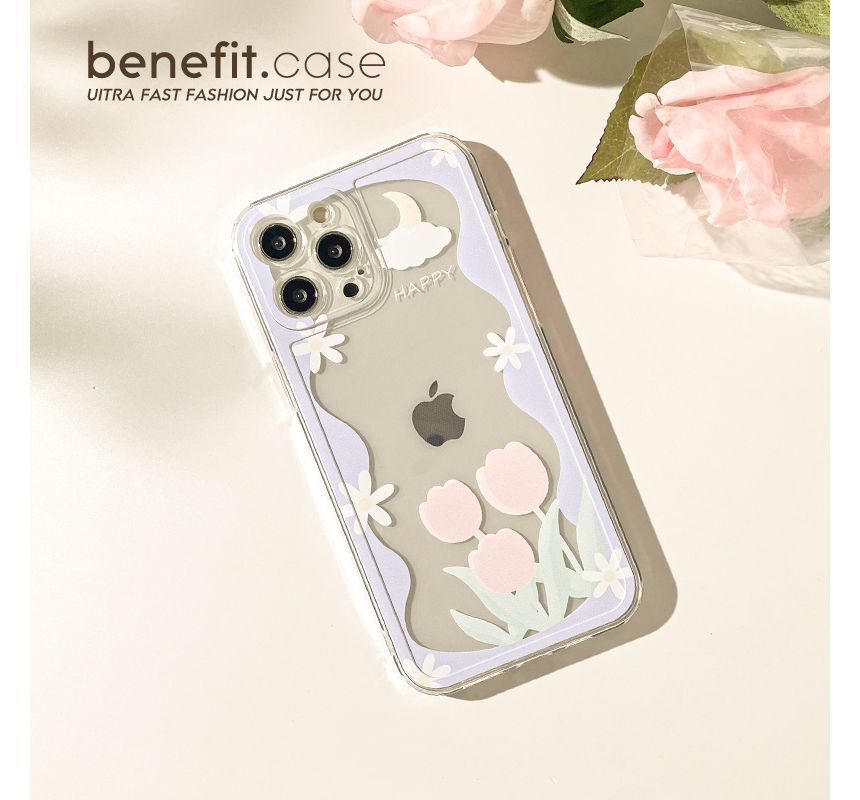 Phone Case Flower Transparent