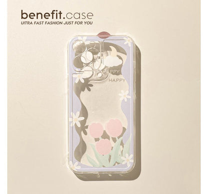 Phone Case Flower Transparent
